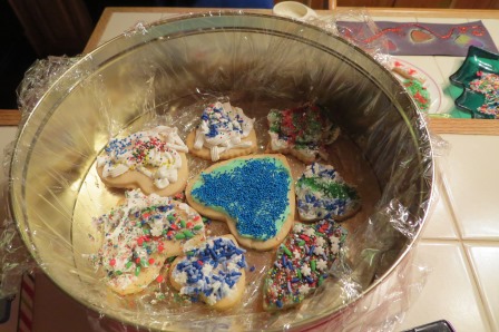 Santa cookies